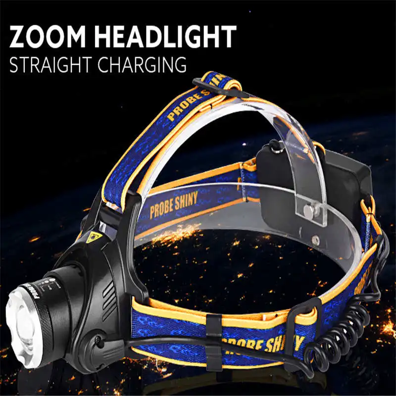 LED Headlight Torch 6000Lm XM-L torch flashlight t6 Headlamp led flashlight head Lamp led flashlight rechargeable #4A26 (2)