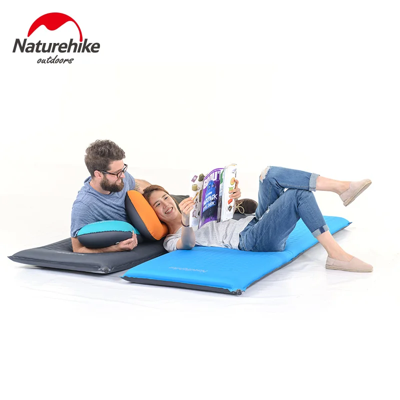 New released Nature hike Sponge Foams inflation Mattress Moisture-proof Pad Sleeping Pad Outdoor Camping Mat Picnic Pads