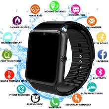 GT08 Smart Watch Bluetooth Men With Touch Screen Smartwatch Big Battery Support TF Sim Card Camera For IOS iPhone Android Phone GT08 Smart Watch Bluetooth Men With Touch Screen Smartwatch Big Battery Support TF Sim Card Camera For IOS iPhone Android Phone