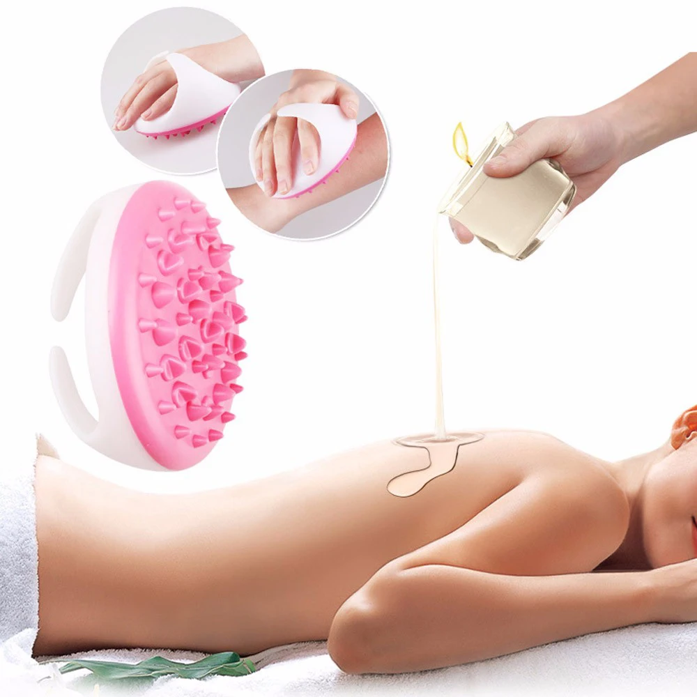 Массажная щетка для тела мягкая перчатка|bath spa|cellulite bodycellulite body massager |