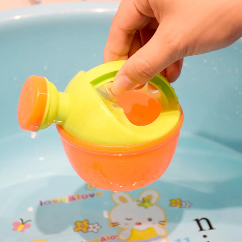 Do Dower 1pcs Random Color Baby Bath Kettle Shower Toy Plastic Watering