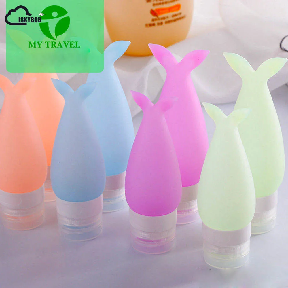 

ISKYBOB Silicone Travel Packing Organizers for Lotion Shampoo Bath Container Hot Travel Accessories