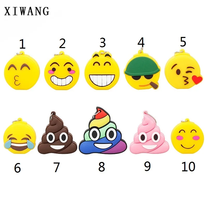 

pen drive 128gb Emotion Expression Usb Flash Drive Smile Pen Drive USB 2.0 4GB 8GB 16GB 32GB 64GB usb memory Stick Pendrive gift