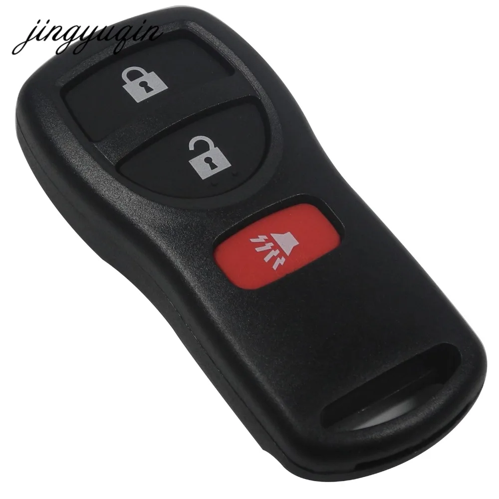 Jingyuqin 20 шт. чехол без ключа для входа Nissan Armada Xterra Pathfinder Frontier Quest Titan Murano 3 кнопки