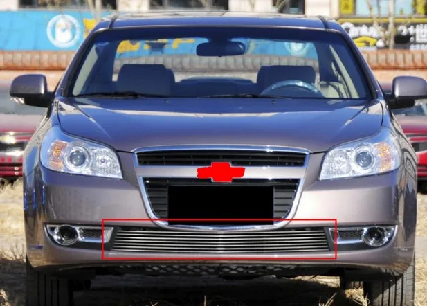 Для Chevrolet Epica 2008 2009 2011 2012 решетка передней нижней гонки крышка Алюминий из алюминиевого сплава