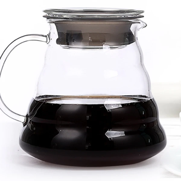 1PC Hot Coffee Dripper Hario Style Coffee Server Coffee Kettle 300ML 600ML