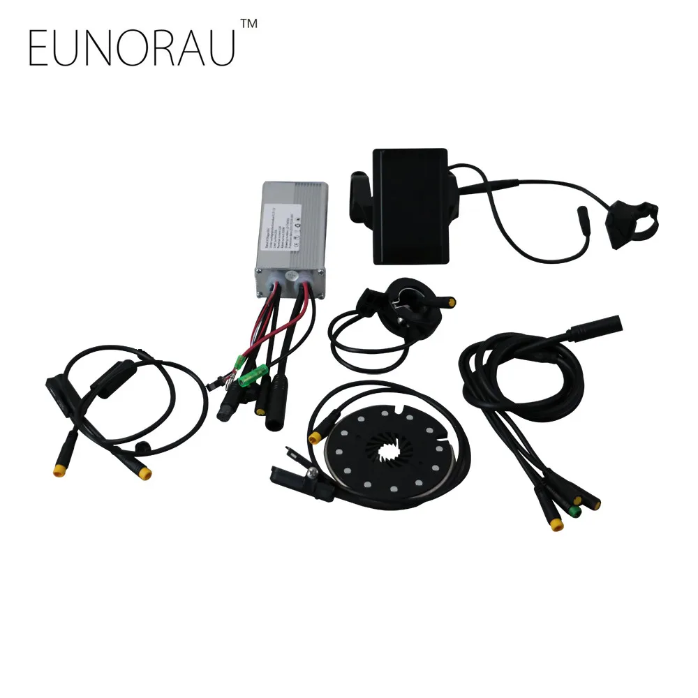 Sale 36V 500W Front/Rear Wheel Drive E-bike Conversion Kits LCD Display Control Systems For Electric bike Kits 2