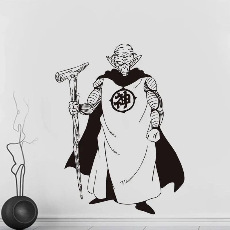 

Free shipping Vinyl sticker new cartoon Dragon Ball immortal living room black diy art Removable Wall Decals Mural Wallpaper
