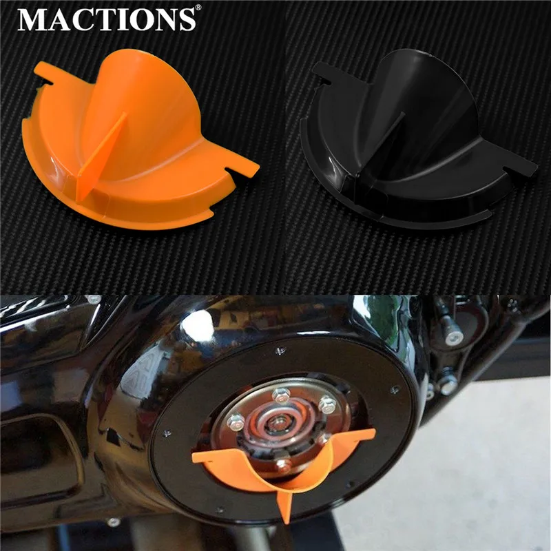 

MACTIONS Primary Case Derby Cover Oil Fill Funnel Orange Plastic For Harley Touring Trike 99-15 Dyna 06-2017 Softail 07-Up