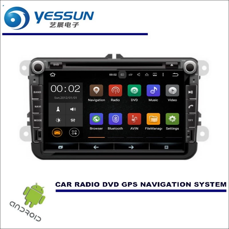 

YESSUN Car Multimedia Navigation System For Seat Alhambra 2010~2016 - CD DVD GPS Player Navi Radio Stereo Screen Wince / Android