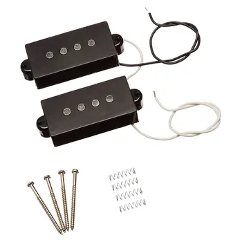 

New 1set 4 String Noiseless Pickup Black for Precision P Bass Replacement