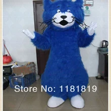 Талисман плюшевые синий кот талисмана обычай Необычные костюмы аниме косплей Mascotte маскарадный карнавальный костюм