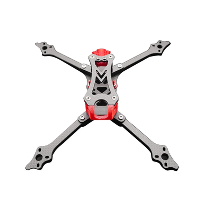 TRANSTEC LASER S 224 мм FPV Quadcopter Frame 6 мм Arm 7075 гладкий Чехол рамка из углеродного волокна для DALRC 55A 4 в 1 esc 5 дюймов реквизит