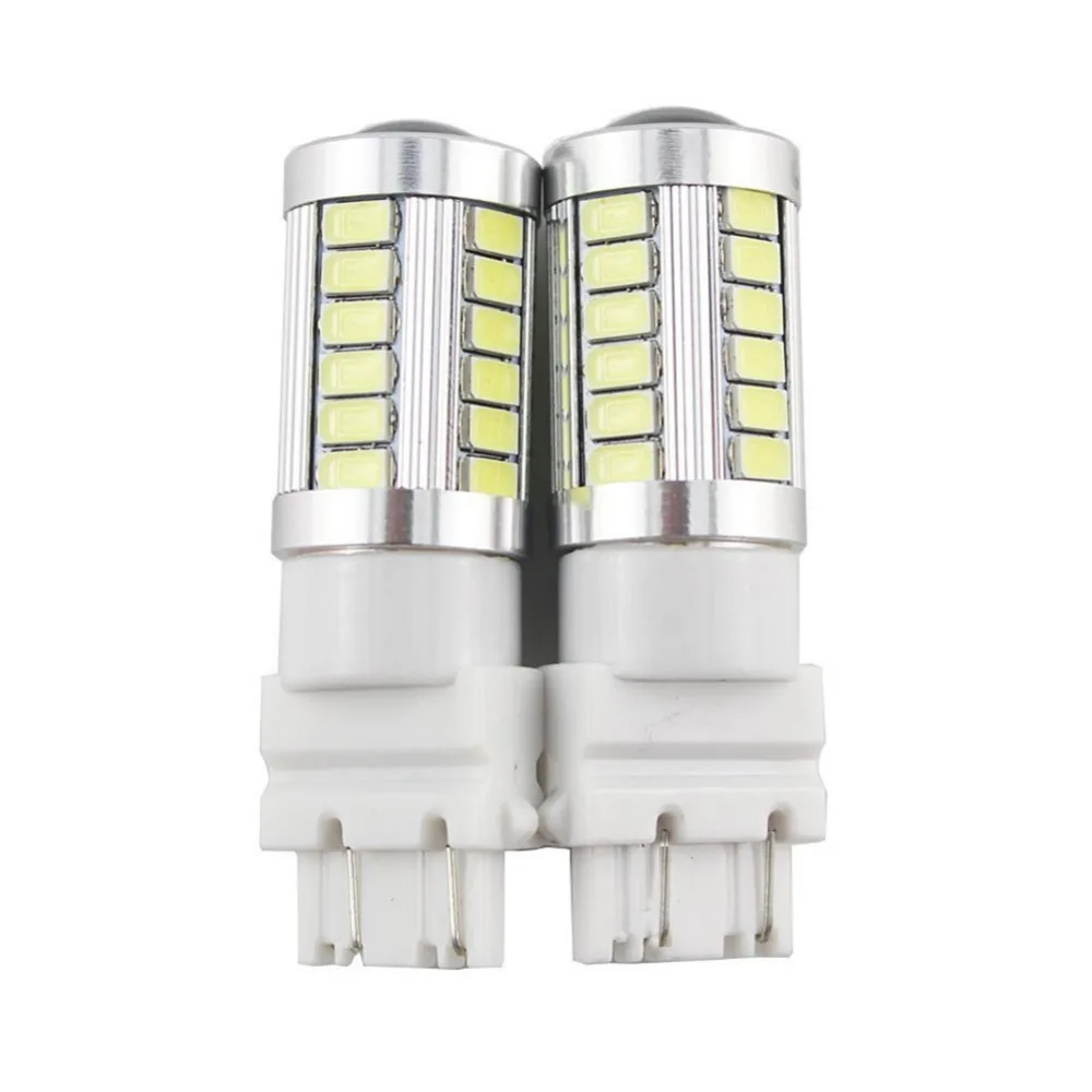 1 пара T25 3157 3156 5630 задние фонари заднего хода 33 SMD светодиодный Автомобильная