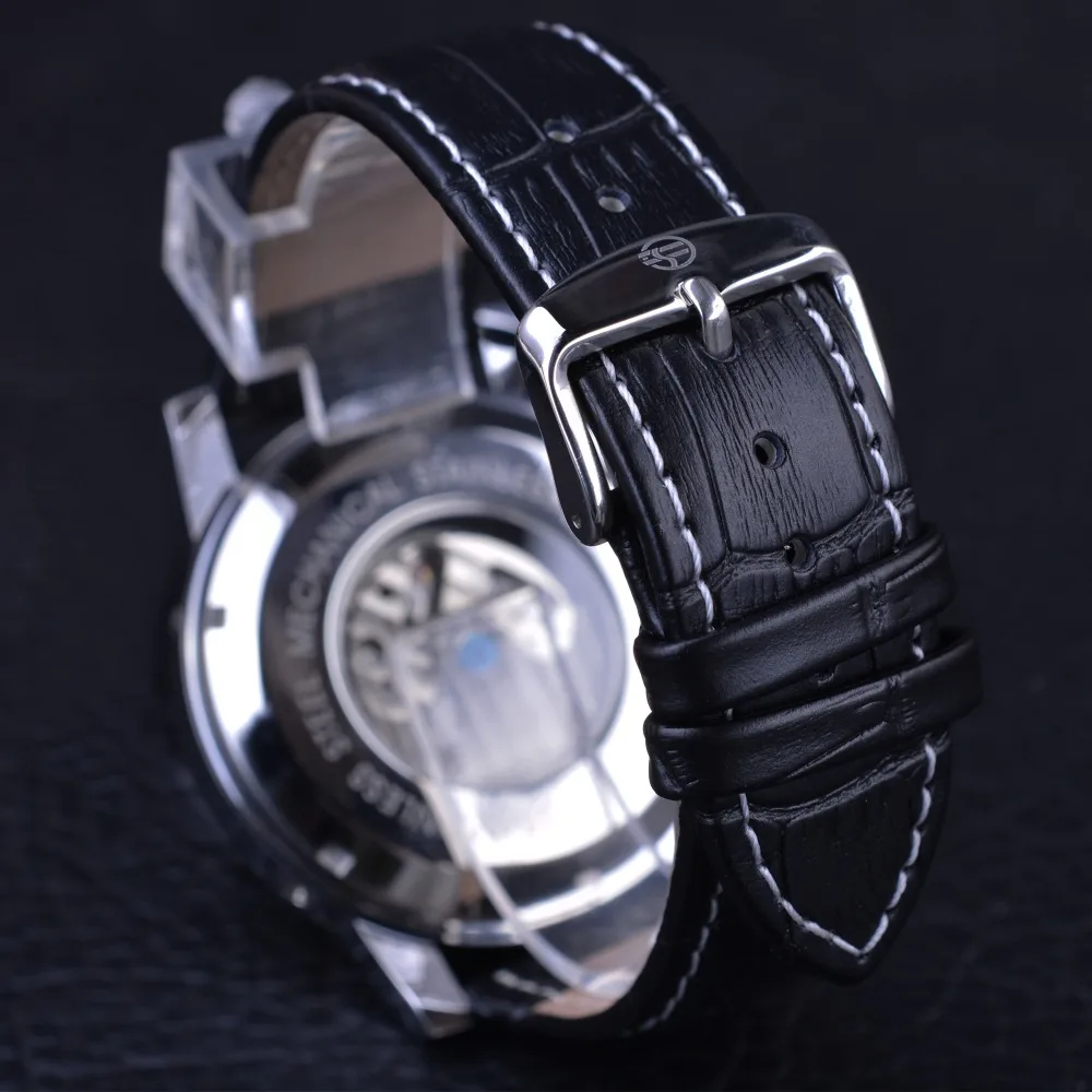 5 Hands Tourbillion Fashion Wave Dial Design Multi Function Display Men Watches Top Brand Luxury Automatic Watch Clock mechanical watch