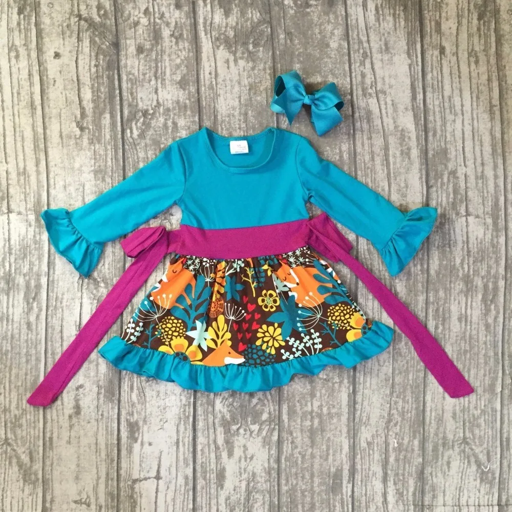 baby girls fall dress clothing children maple leaf dress children Fall