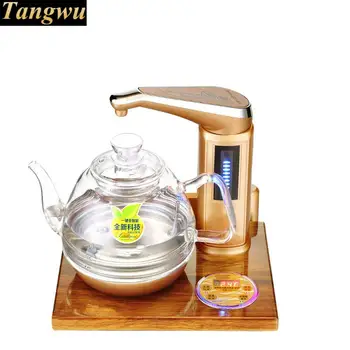 

Full intelligent electric teapot golden pear wood base fully automatic water kettle