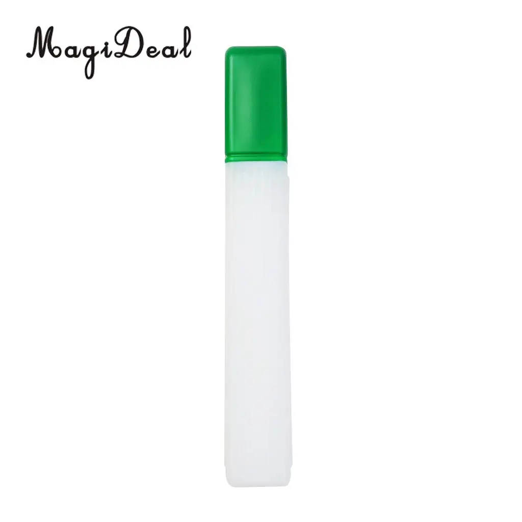 41x6cm Plastic Clear Knitting Needle Crochet Hook Tube Case Holder Storage Case 