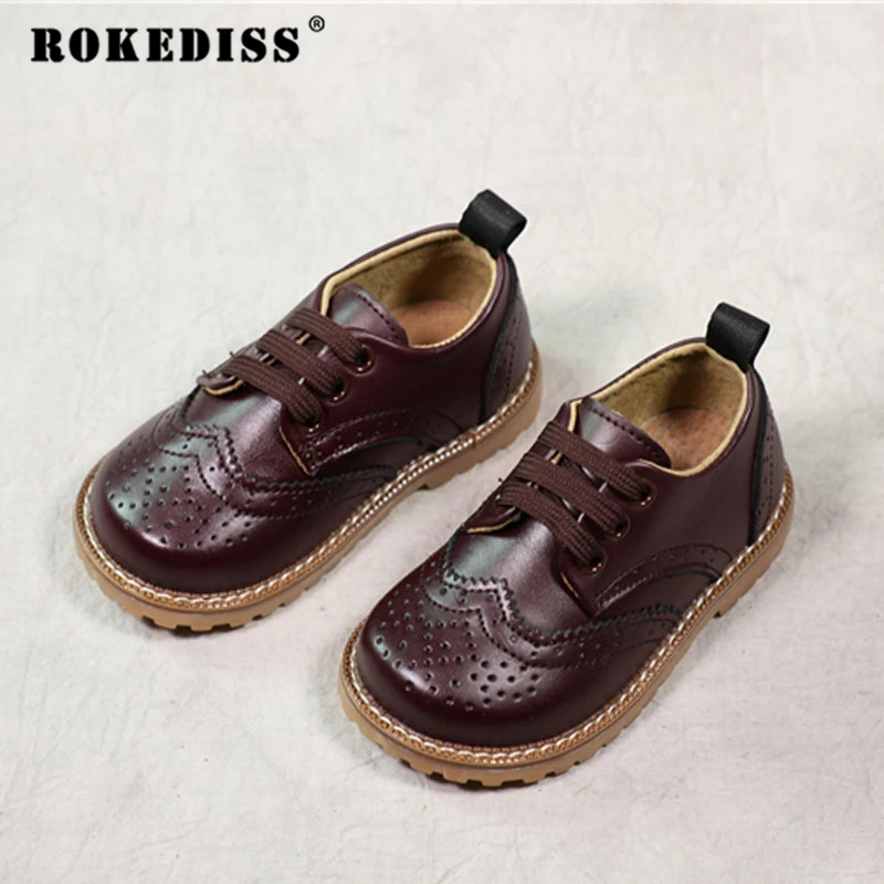 

Size 21-30 Autumn Cow leather Cow Muscle Sole Children Genuine Leather Shoes Kids Casual Little Girls Flats Baby Boys shoes G156