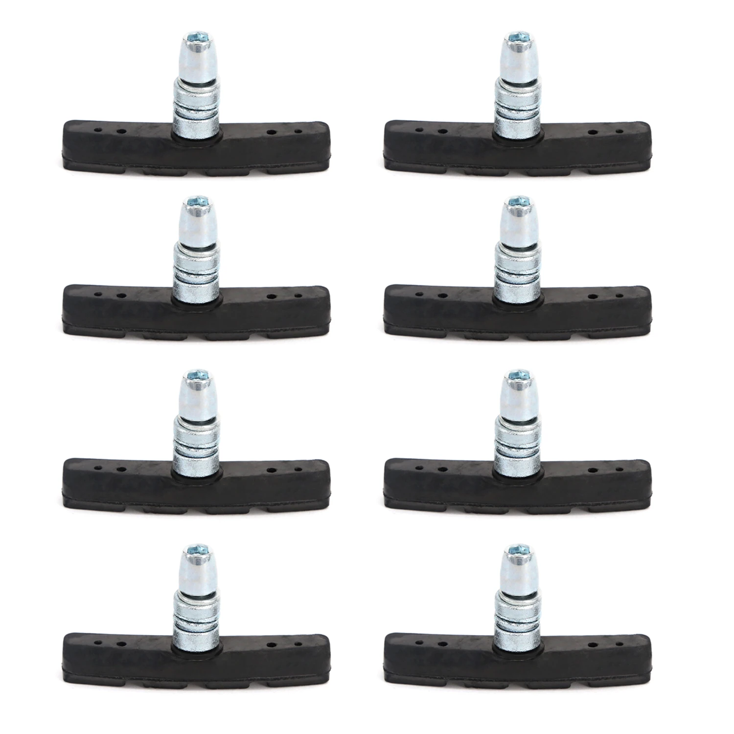 

Set of 8pcs Linear Brake Blocks / Pads Cycle/bike V brakes 70mm Long Brake Pads