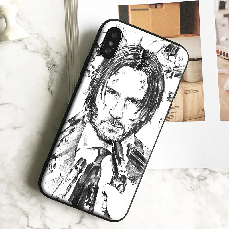 

Keanu Reeves John Wick Soft Silicone Phone Case Cover Shell For Apple iPhone 6 6s 6Plus 6sPlus 7 8 7Plus 8Plus X