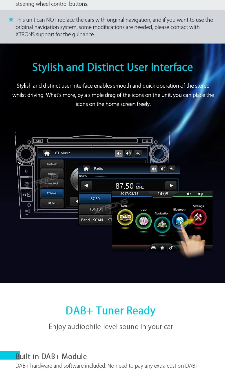 Flash Deal 7" Car DVD for Opel/Vauxhall Astra 2004-2010 & Antara 2006-2011 & Corsa 2006-2011 with Built-in Vehicle Standard DAB+ Module 4