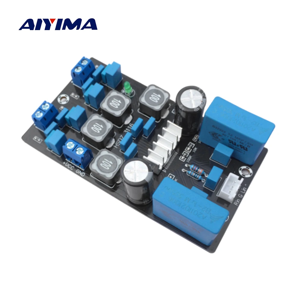 Aiyima TPA3116 аудио усилитель доска TPA3116D2 класса D стерео цифровой 50WX2 | Электроника
