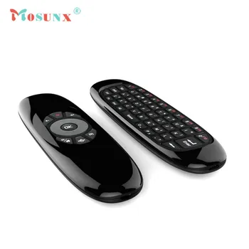 

MOSUNX Mini 2.4G Wireless Keyboard 6-Axis Gyroscope Air Mouse Remote Controll for PC TV Futural Digital F20