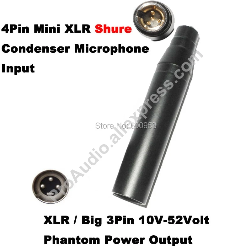 Бесплатная доставка высокое качество TA4F 4Pin Mini XLR на 3Pin папа для конденсаторного