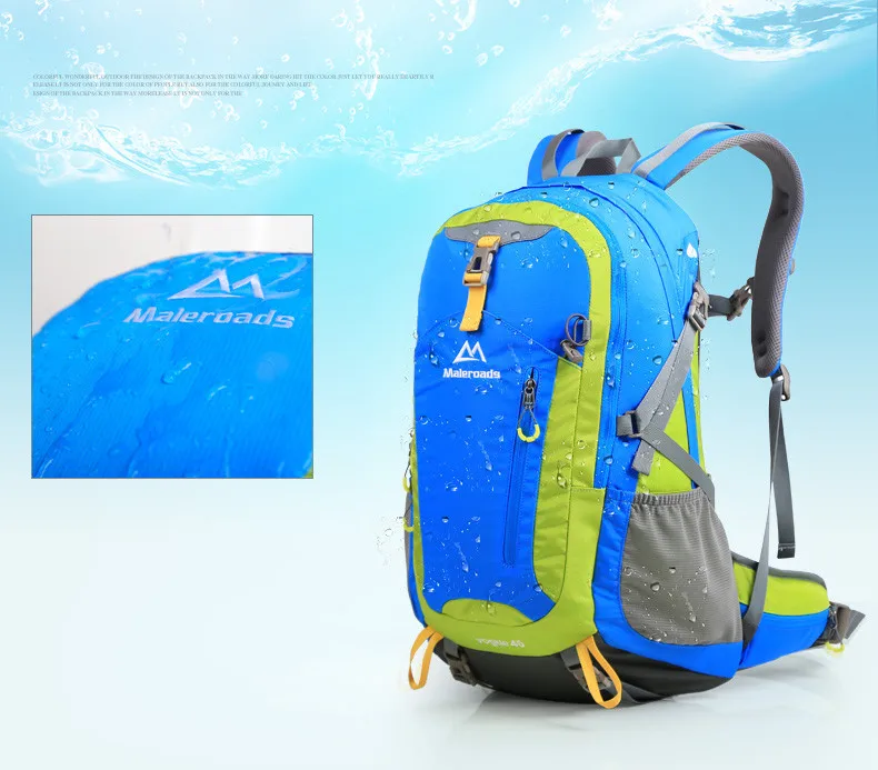 40л рюкзак для путешествий Maleroads, повседневный рюкзак для походов и походов, рюкзак для альпинизма, спортивная сумка Mochila для женщин, мужчин и девочек