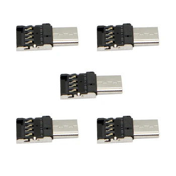 

10pcs/lot 5pcs Ultra Mini Type-C USB-C to USB 2.0 OTG Adapter for Cell Phone Tablet & USB Cable & Flash Disk