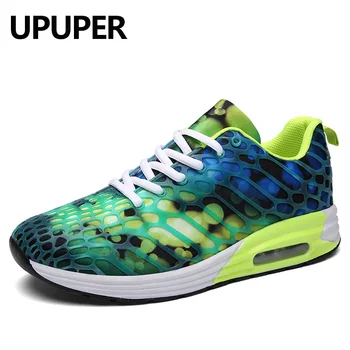

Unisex Air Cushioning Running Shoes Men Women Sneakers 2018 Autumn NEW Colorful Breathable Comfortable Outdoor Sports Shoes