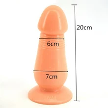 Mushroom Sucker Large Dildo Anal Plug Massage Butt Plug Big Soft Silicone Penis Female Vagina Stimulating Massage Anal Sex Toys