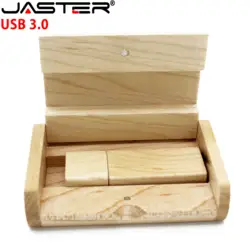 JATSER деревянный usb + коробка Флешка 4 ГБ 8 ГБ 16 ГБ 32 ГБ 64 Гб usb флеш-накопитель карта памяти U диск фотография свадебный подарок