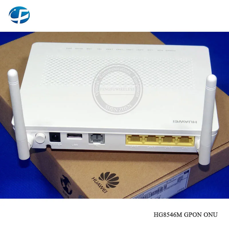 5 шт. Hua wei HG8546M Gpon wifi Ont onu 4FE+ 4LAN+ wifi или 1GE+ 3FE+ VOICE+ wifi английское программное обеспечение телекоммуникационное оборудование