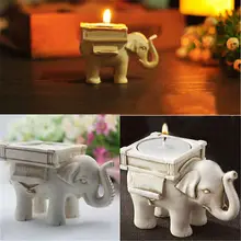 Винтажный чайный держатель свечей слоновой кости, Керамический Свадебный домашний декор