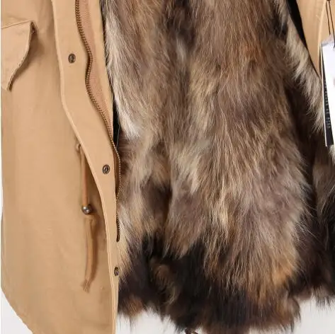 S-7XL зимняя куртка женская из натурального меха енота воротник из меха енота подкладка Водонепроницаемая парка пальто из натурального меха теплая Толстая Уличная
