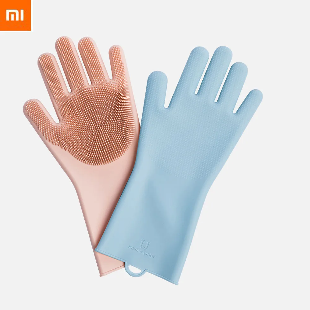 

Newest Xiaomi Youpin Jotun Judy Silicone Cleaning Gloves Environmental Protection And Heat Insulation Multi-functional Gloves