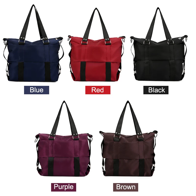 

Women Waterproof Nylon Shoulder Bag Large Capacity Handbag Tote Outdoor Travel Bag -OPK