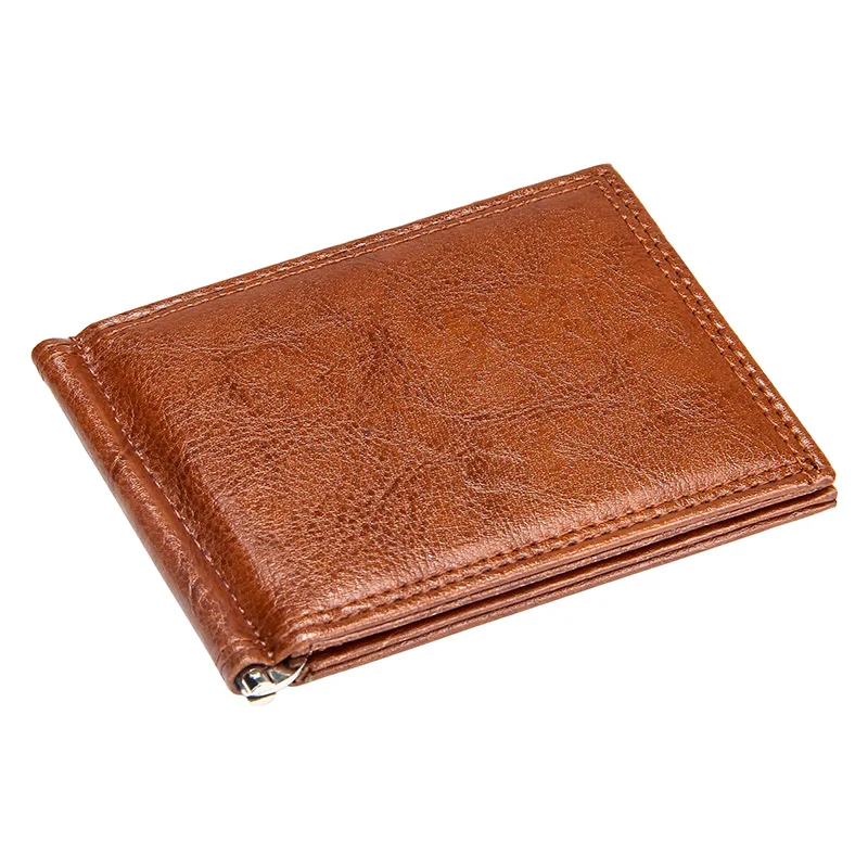 

Slim Business Credit Cards Case Wallet Male Bifold Money Clip Vintage Short Wallets for Men Multi Functional Luxury Wallets