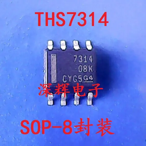 

10pcs/lot THS7314DR THS7314 8-SOP THS 7314 THS7314D IC. In Stock