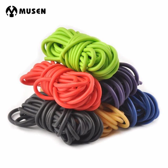US $4.90 High Quality 5mm*5/10m Outdoor Natural Latex Rubber Tube Stretch Elastic Slingshot Replacement Band