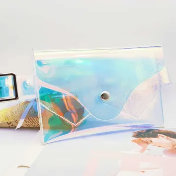 

2018 Fashion Transparent Belts Bag Hologram Fanny Pack Women Men Clear Waist Bag Laser Pack Holographic Pouch Belt Bag Chest Bag