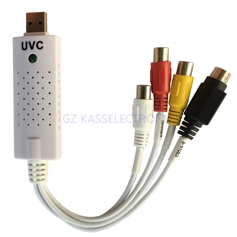 Адаптер для видеозахвата easycap uvc usb ТВ DVD VHS Hi8 работает на MAC Linux Windows бесплатная