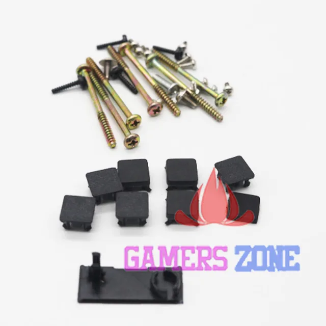 Best Offers 50SETS  SCREWS &  PLASTIC FEET COVER FOR PLAYSTATION 3 SLIM  3000 2000  REPLACEMENT  Screw Rubber Plug Boot