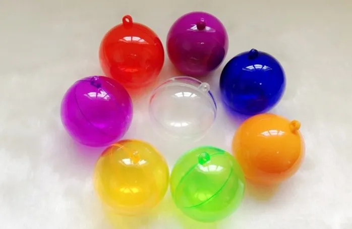 8 Cm 250 Pcs Transparent Coloré En Plastique Décoration De