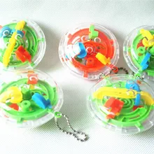 3D Мини Магический Интеллект лабиринт мяч дети баланс логическая способность Игра-Головоломка обучающие инструменты