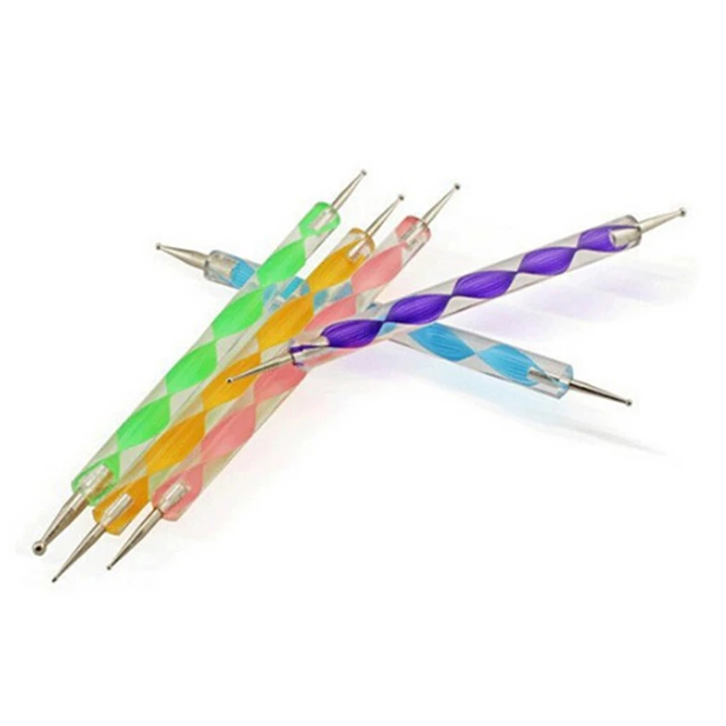 

NEW 5pcs/set Professional DIY Stainless Steel Fimo Polymer Clay Tools Sculpture Tools Toys For Clay Carving Slime Playdough Tool