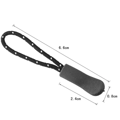 6 шт. одежда дорожная сумка чемодан палатка Рюкзак Молния тяга Съемник Конец подходит веревка тег фиксатор молнии шнур для одежды аксессуар - Цвет: Style 27