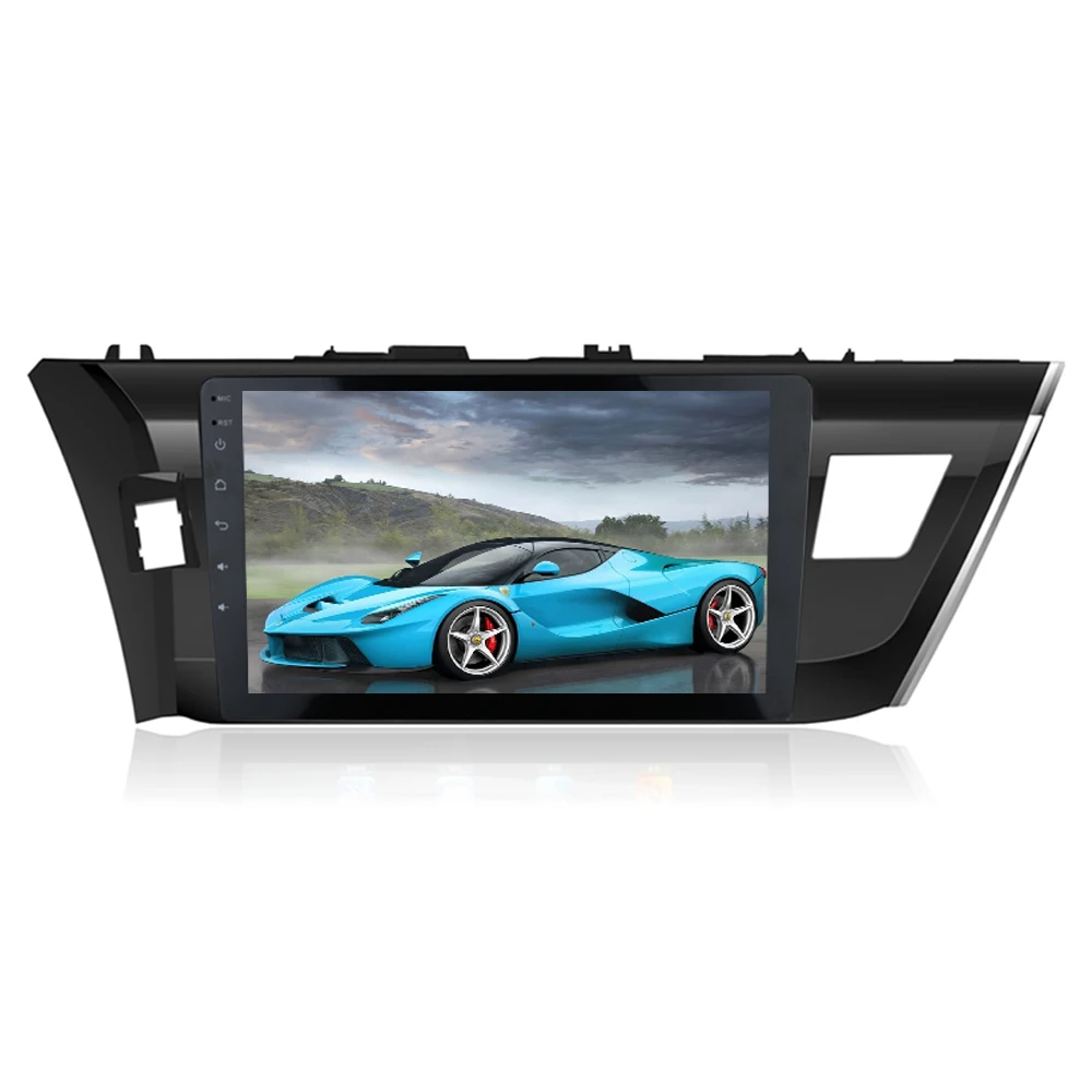 Discount Sinosmart  Android 8.1 2Din IPS/QLED 2.5D screen car gps radio navigation player for Toyota 2014 Corolla Right/Left driving 1